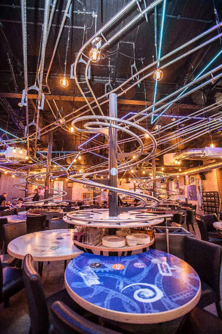 Rollercoaster restaurant Spiral