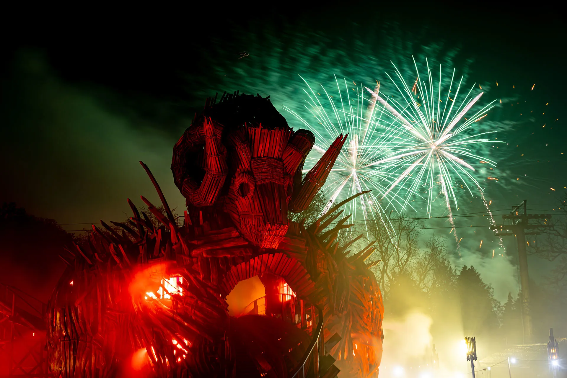 Fireworks Wicker Man