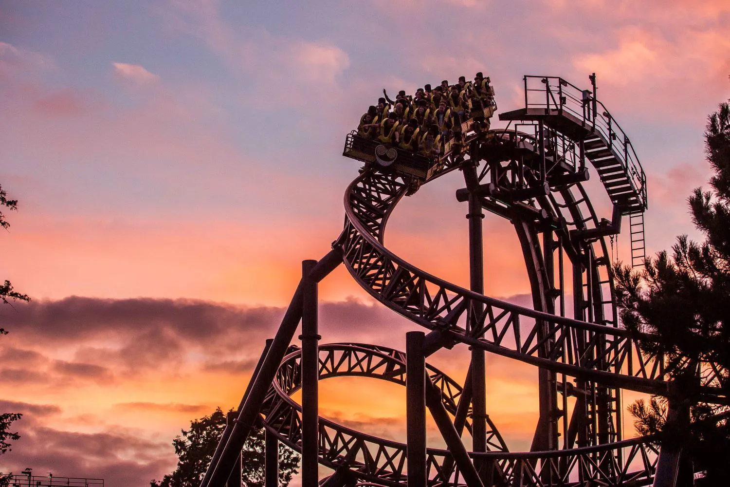 The Smiler Sunset